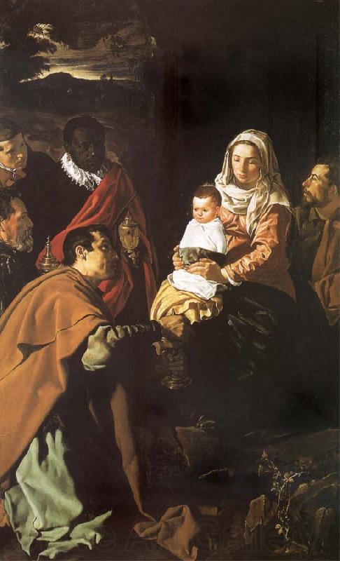 Diego Velazquez The adoracion of the Kings Magicians Spain oil painting art
